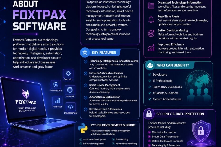 information about foxtpax software