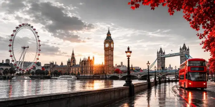 London Skyline at Sunset
